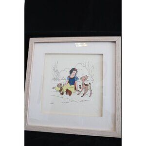 Disney Treasures Original "Snow White and the Seven Dwarfs" Serigraph 1994 COA